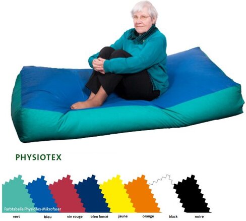 Pouf-poire Kreta - XL, en tissu PhysioTex - 200 x 140 x 27 cm - poids limite 150 kg