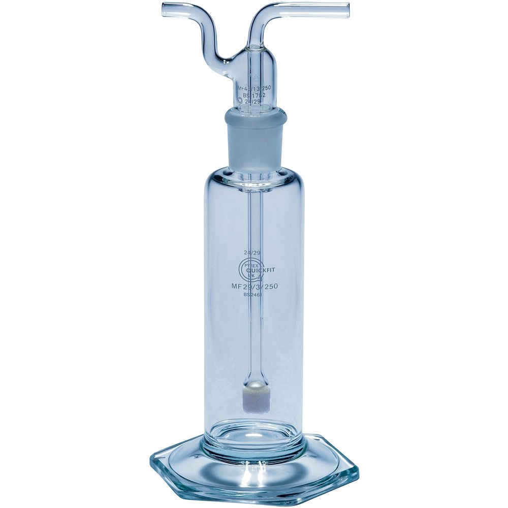 Tête de flacon laveur Dreschel rodage 24/29 pour flacon 250