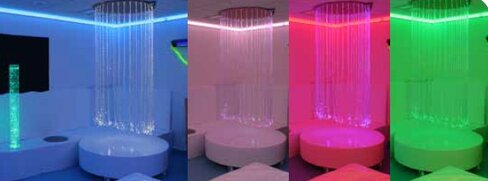 Cornière (bande) LED - composé de 1 télécommande + 1 transformateur + 1 connectique - l. 2.5m