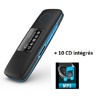 Lecteur MP3 + 10 CD intégrés