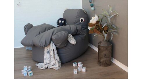 Pouf hippopotame - lesté et proprioceptif - poid