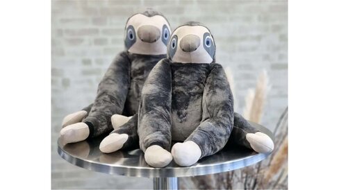 Peluche animal lestée : Paresseux - poids : 1,7 kg