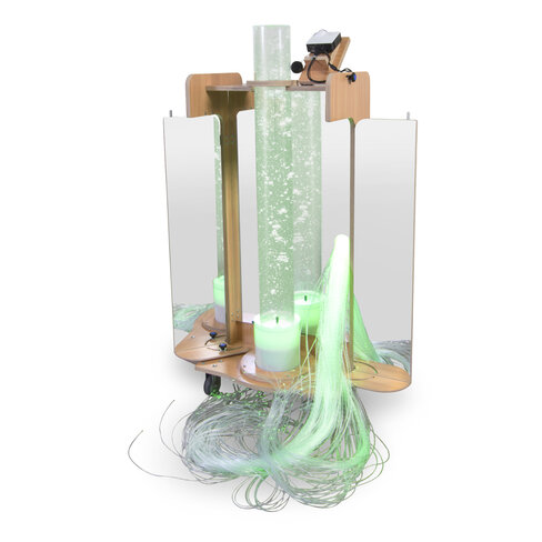 Chariot Snoezelen Sophie en hêtre + pack