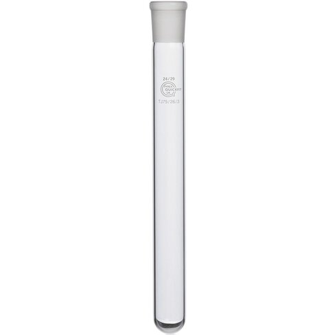 Tube de digestion 100 ml en verre borosilicaté, col droit,