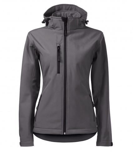 Softshell à capuche femme - MF521 - 94 % polyester 6 % élasthanne - 300 g/m2