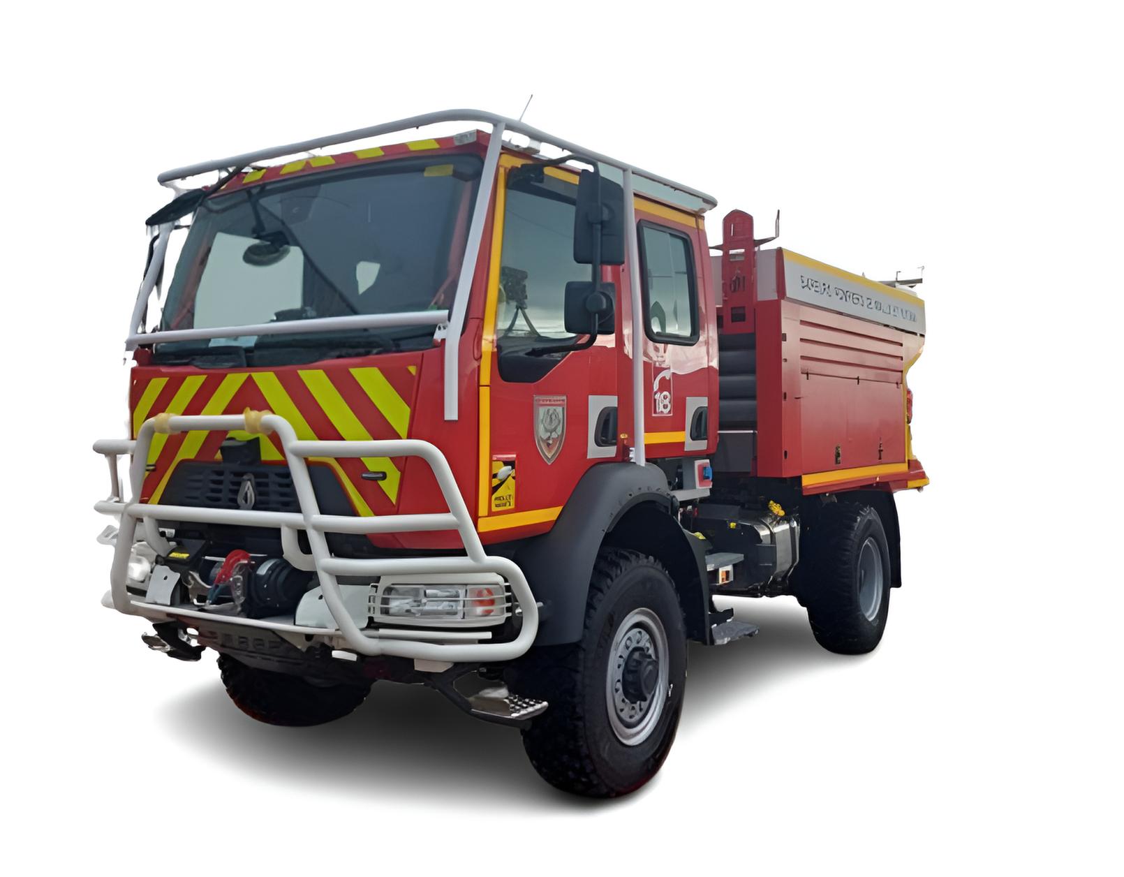 Camion-citerne CCF M châssis Renault Trucks D14 4x4 Boite de vitesse automatique OPTISHIFT 8AP1200