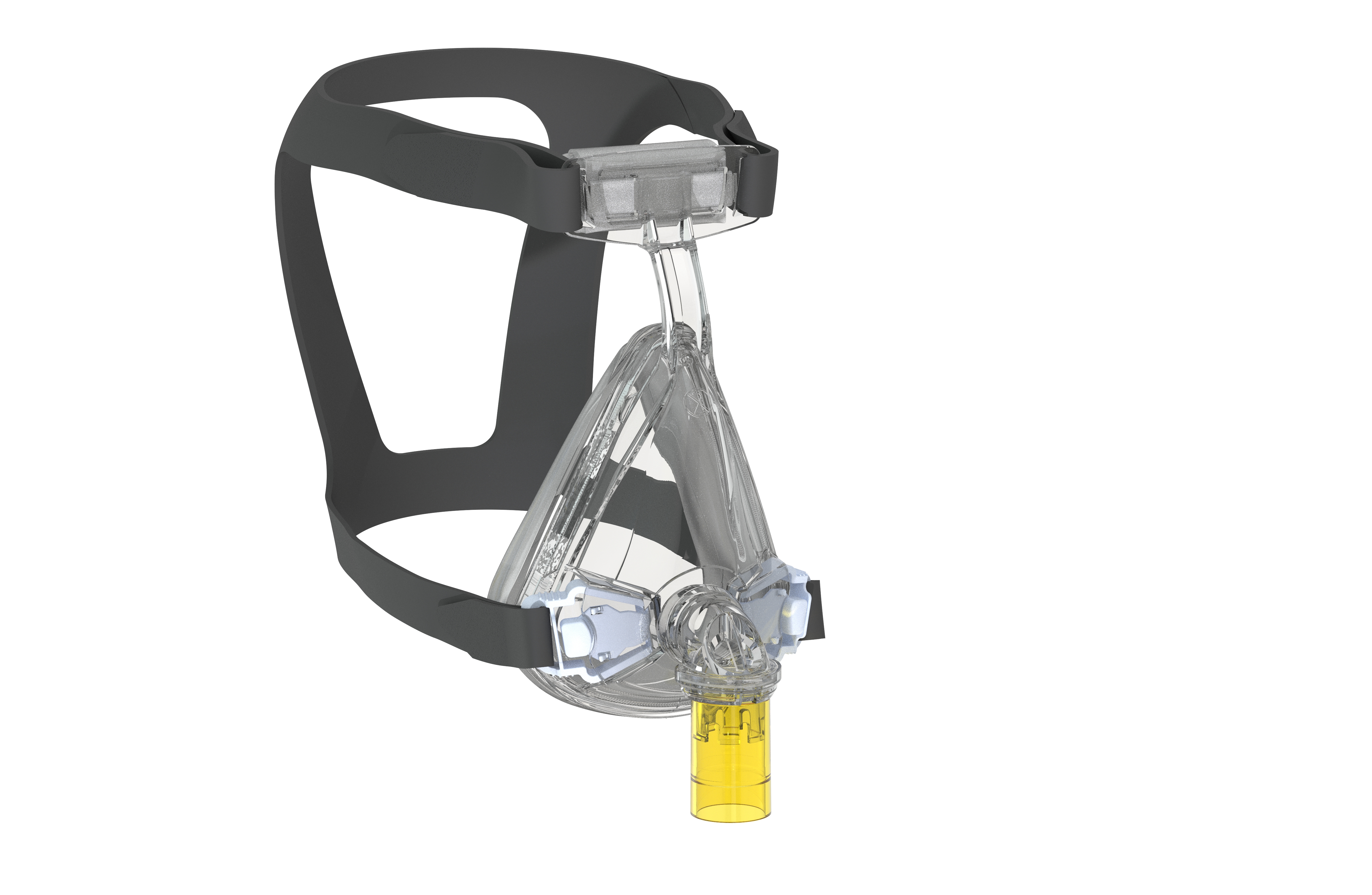 Masque Respireo Hospital F2 jetable sans fuite avec valve anti-asphyxie et connecteur femelle, taille M