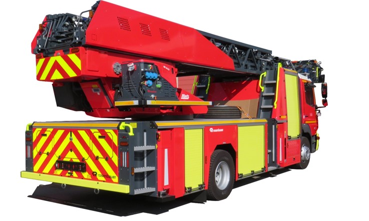 Echelle pivotante combinée classe 30 articulée - EPC L33A-XS Mercedes Atego 1627 F 4x2 - 16 t - diesel 272 ch