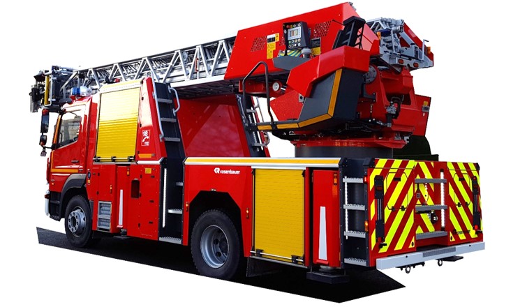 Echelle pivotante combinée classe +30 - EPC L32C - GSR 2 Mercedes Atego 1627 4x2 - 16 t - diesel 272 ch