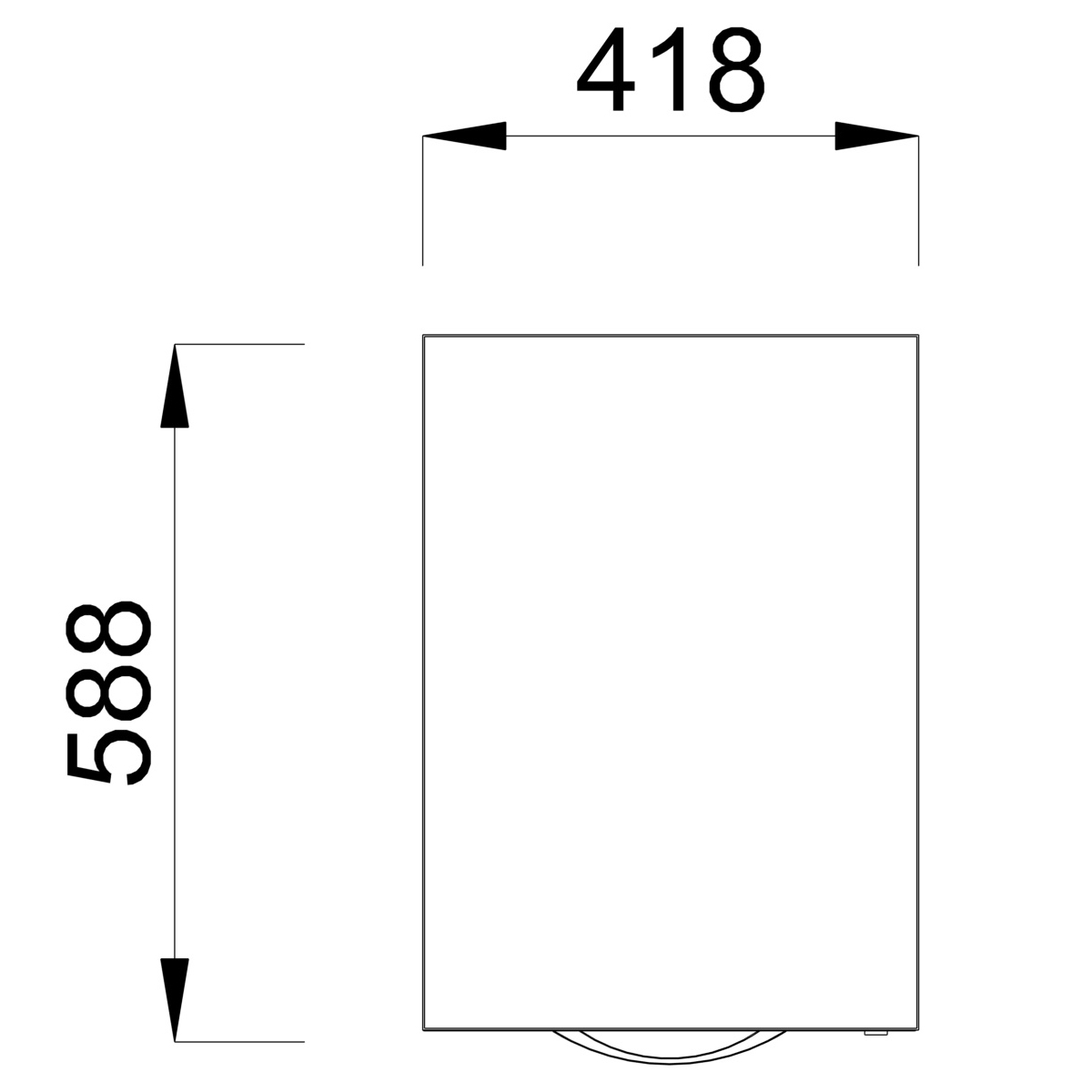 Caisson mobile mélaminé Possilio - 1 tiroir plat + 1 tiroir dossiers suspendus