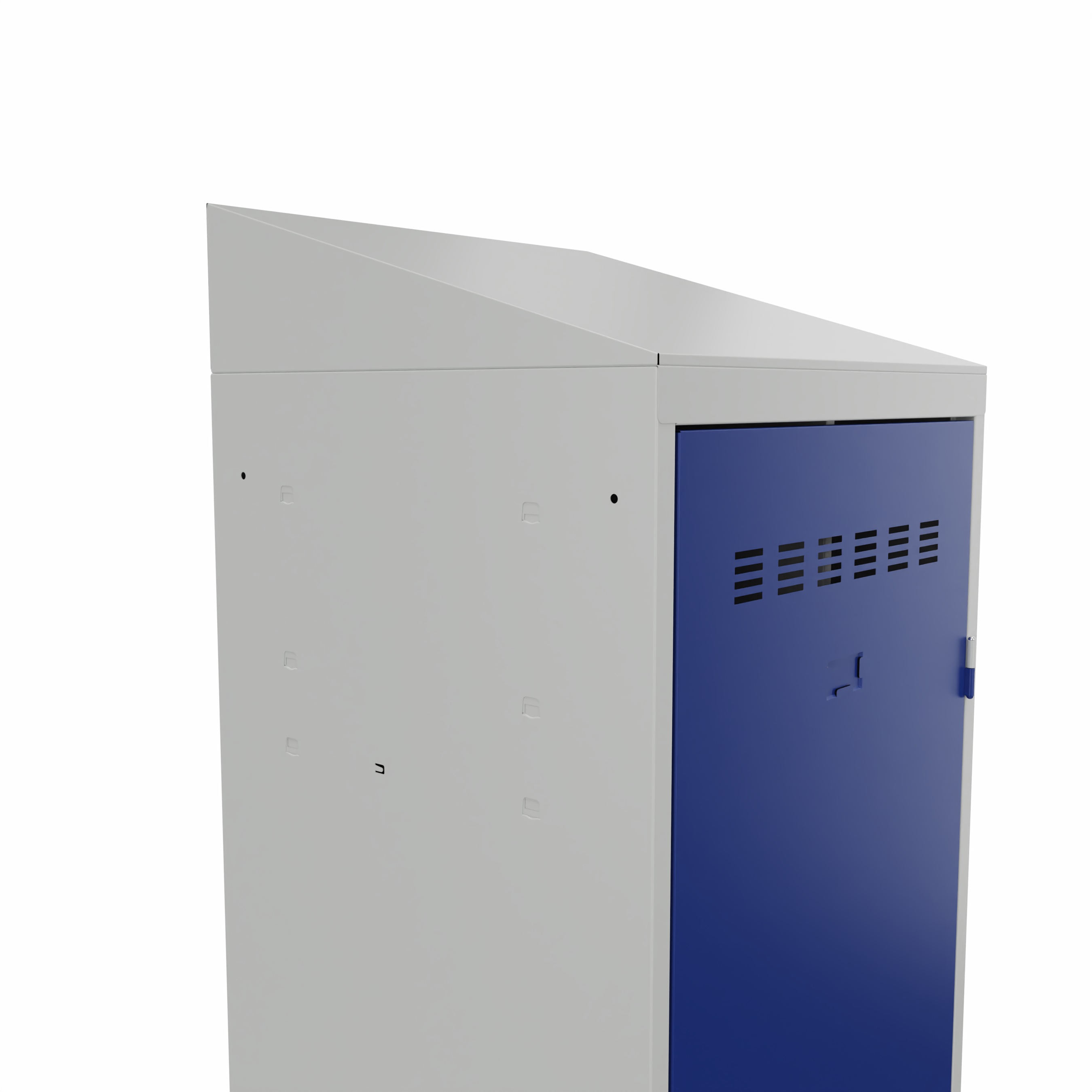 Coiffe de propreté pour vestiaire Police 1 colonne l 60 cm - gris