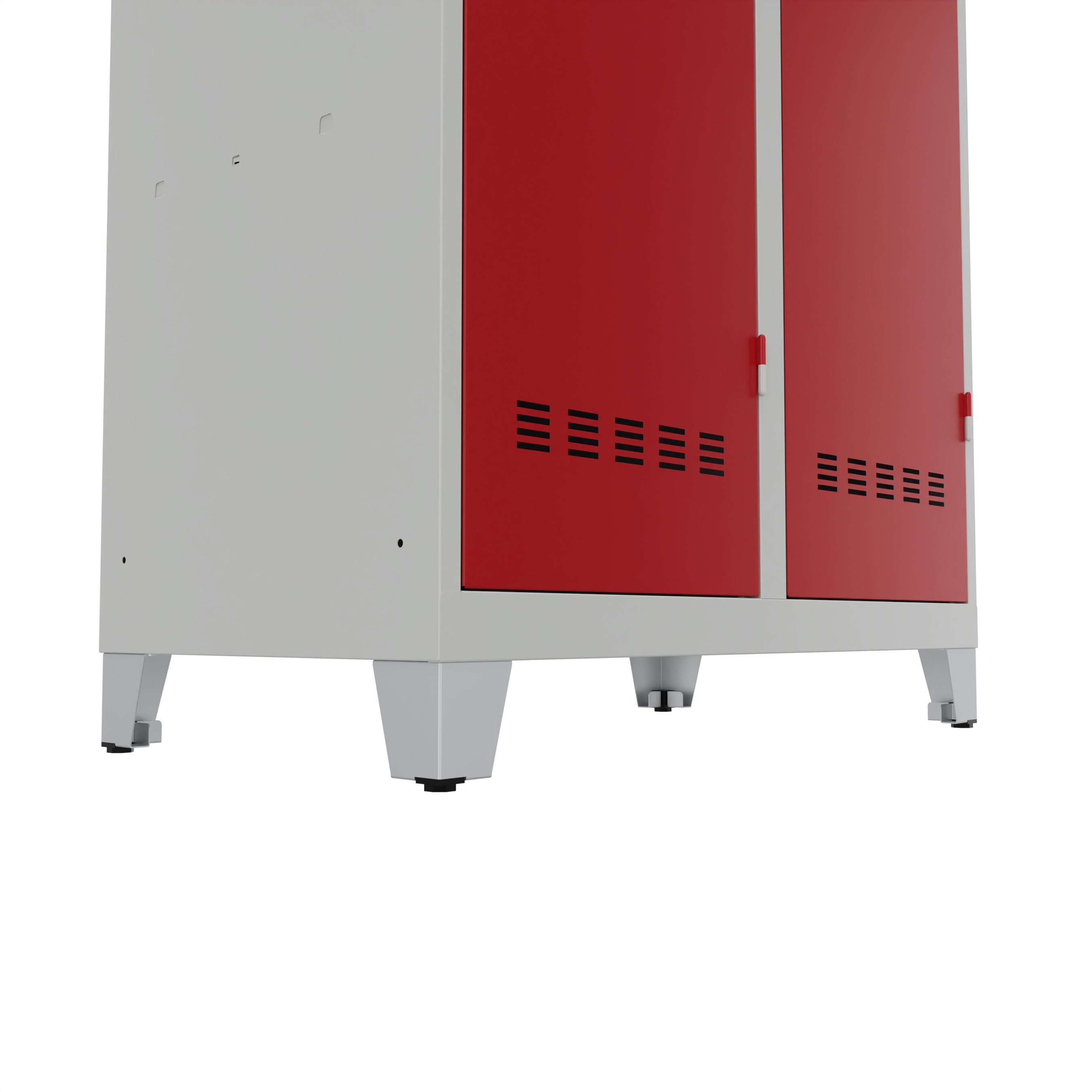 Piétement complet inox pour vestiaire pour centre de secours ou de Police