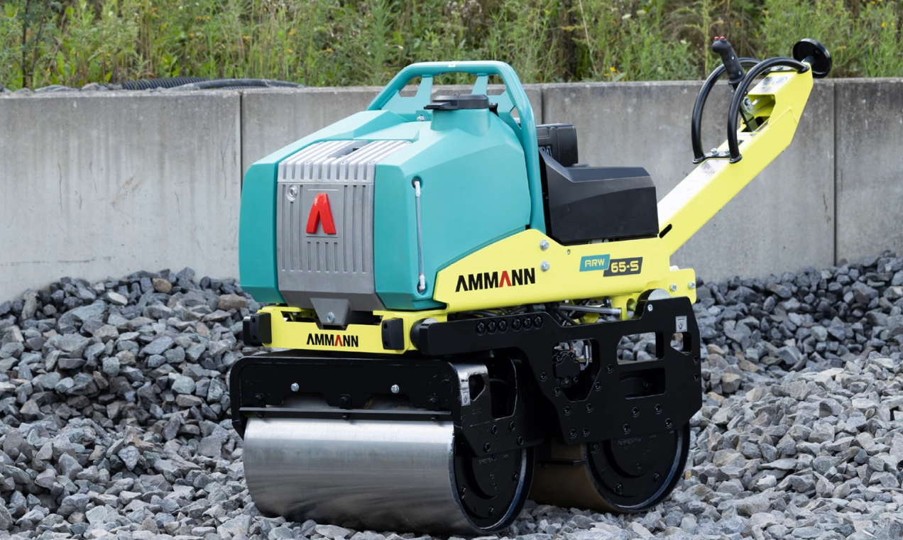 Compacteur duplex AVEC BILLE AVANT DIRECTRICE AMMANN A RW65 S diesel moteur HATZ a demarrage electrique.