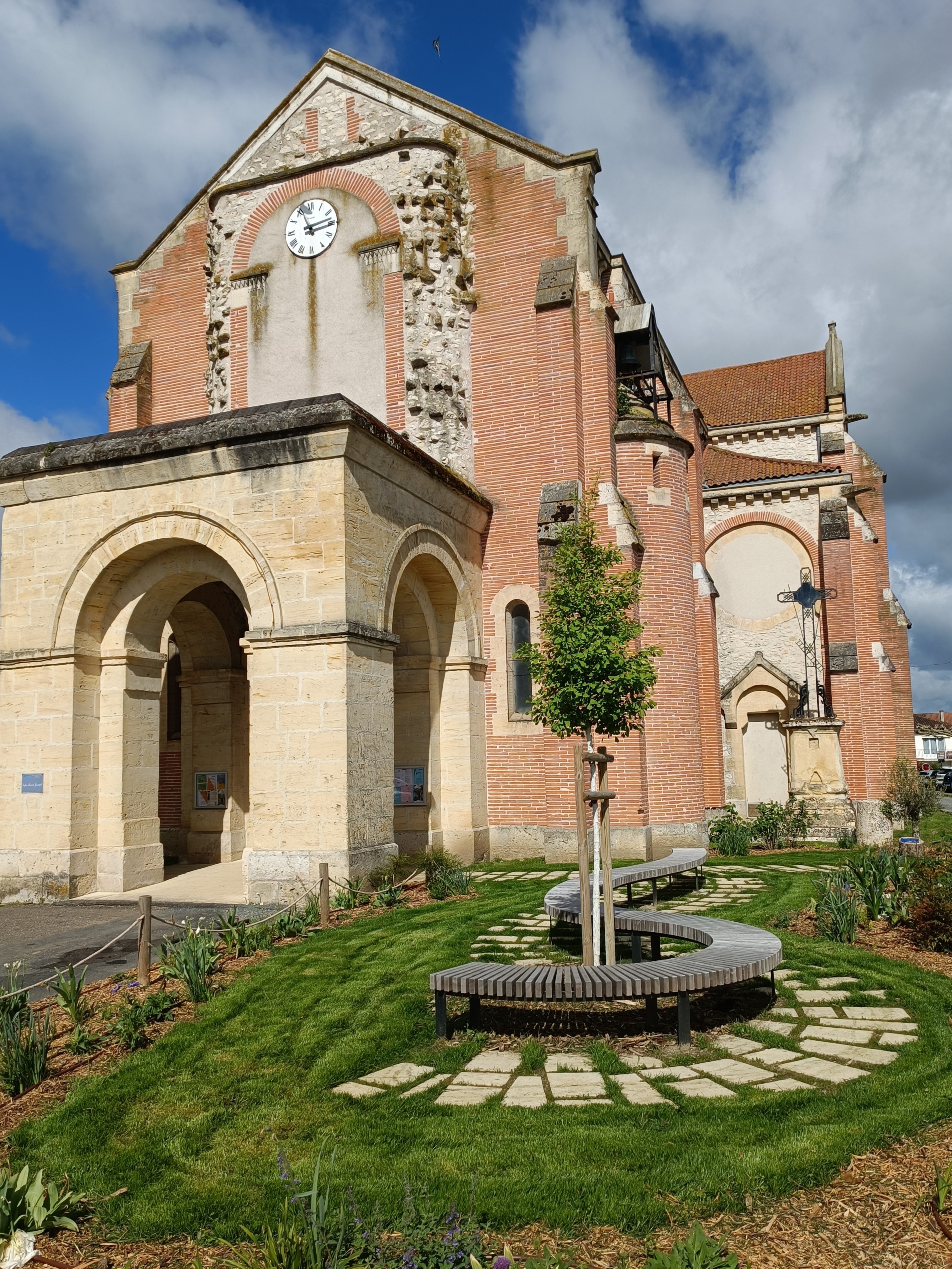 Banquette Affinité courbe 3 assises - élément de départ et suivant - piètement acier