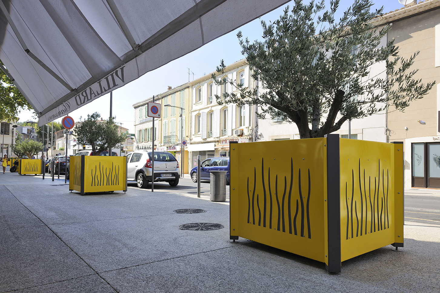 Jardinière Racines avec bac intérieur - 400 L livré non déchargé