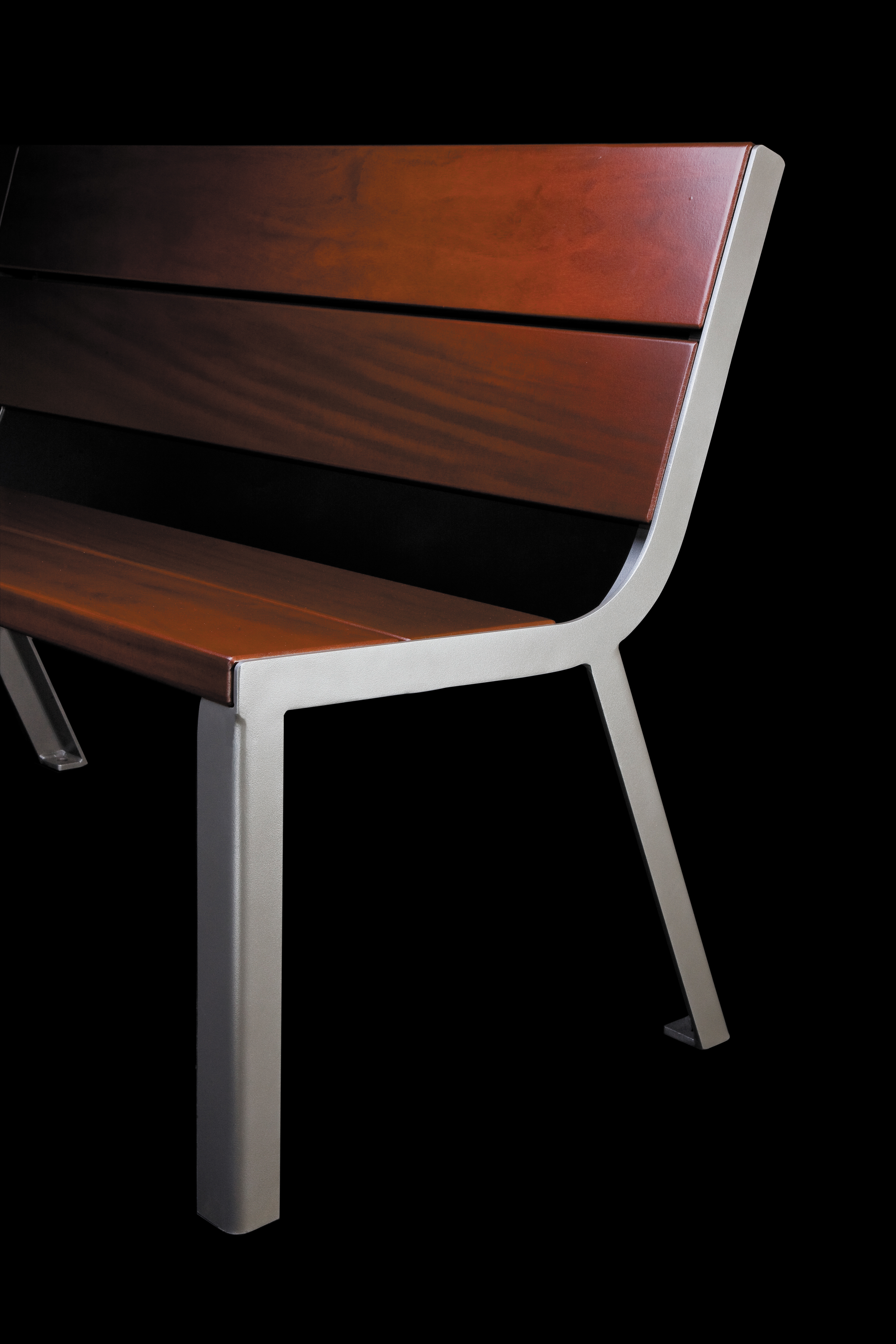 Banc Optima - 2 places - l. 121,20 cm livré non déchargé