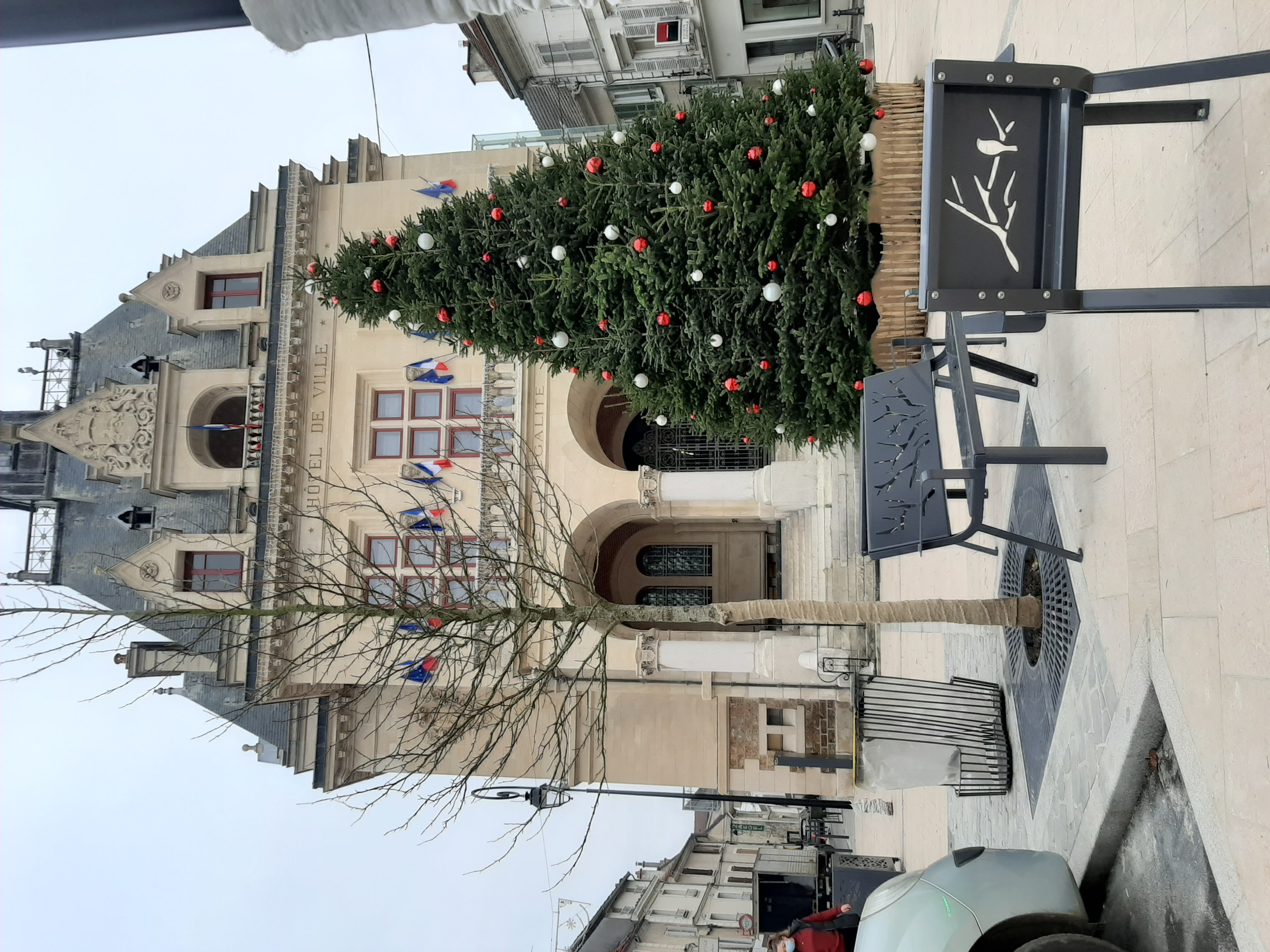 Banc Optima Nature - 2 places - accoudoirs - l. 121,20 cm livré non déchargé