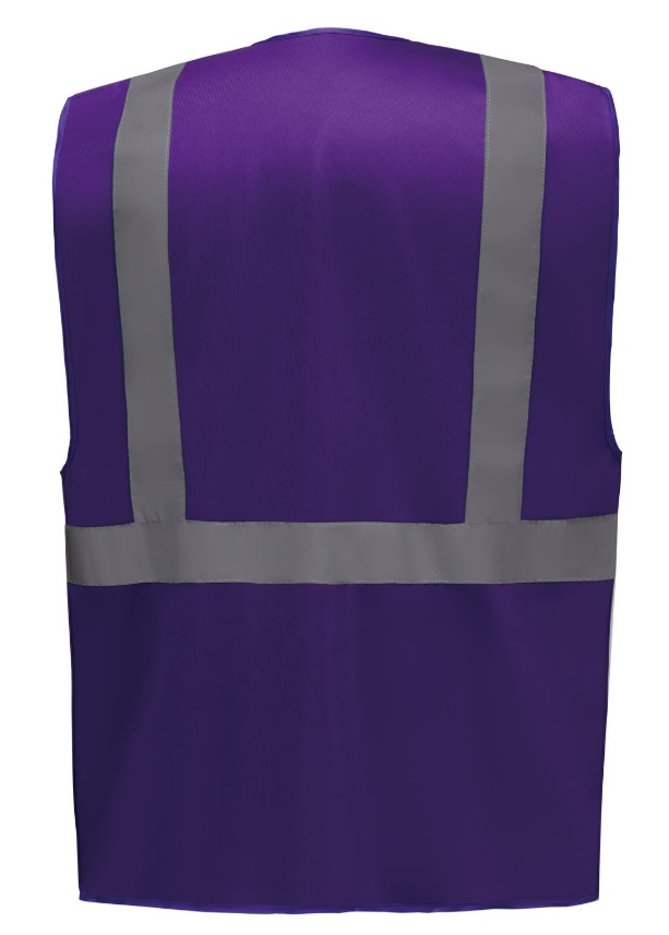 Gilet multifonction - Toptex - purple - taille XL