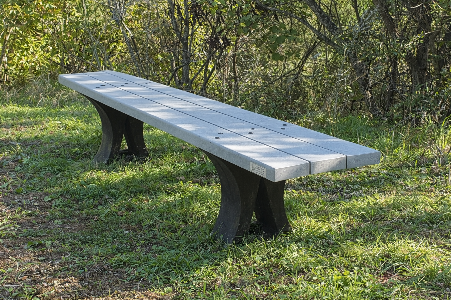 Banquette Forestier - piètement noir - l. 180 cm - coloris standard - livré non déchargé