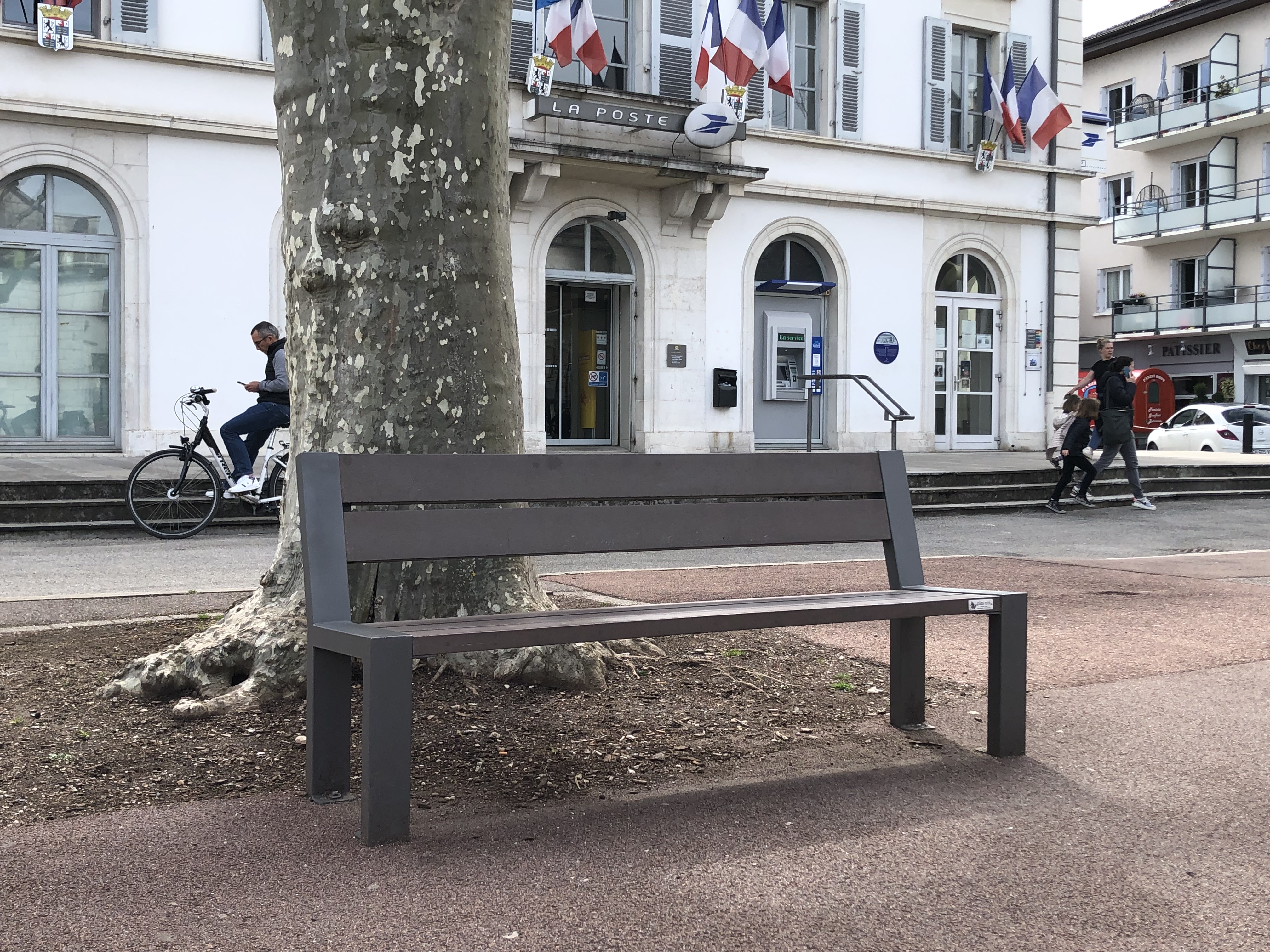 Banc Harmonie - l. 198 cm - coloris standard - livré non déchargé