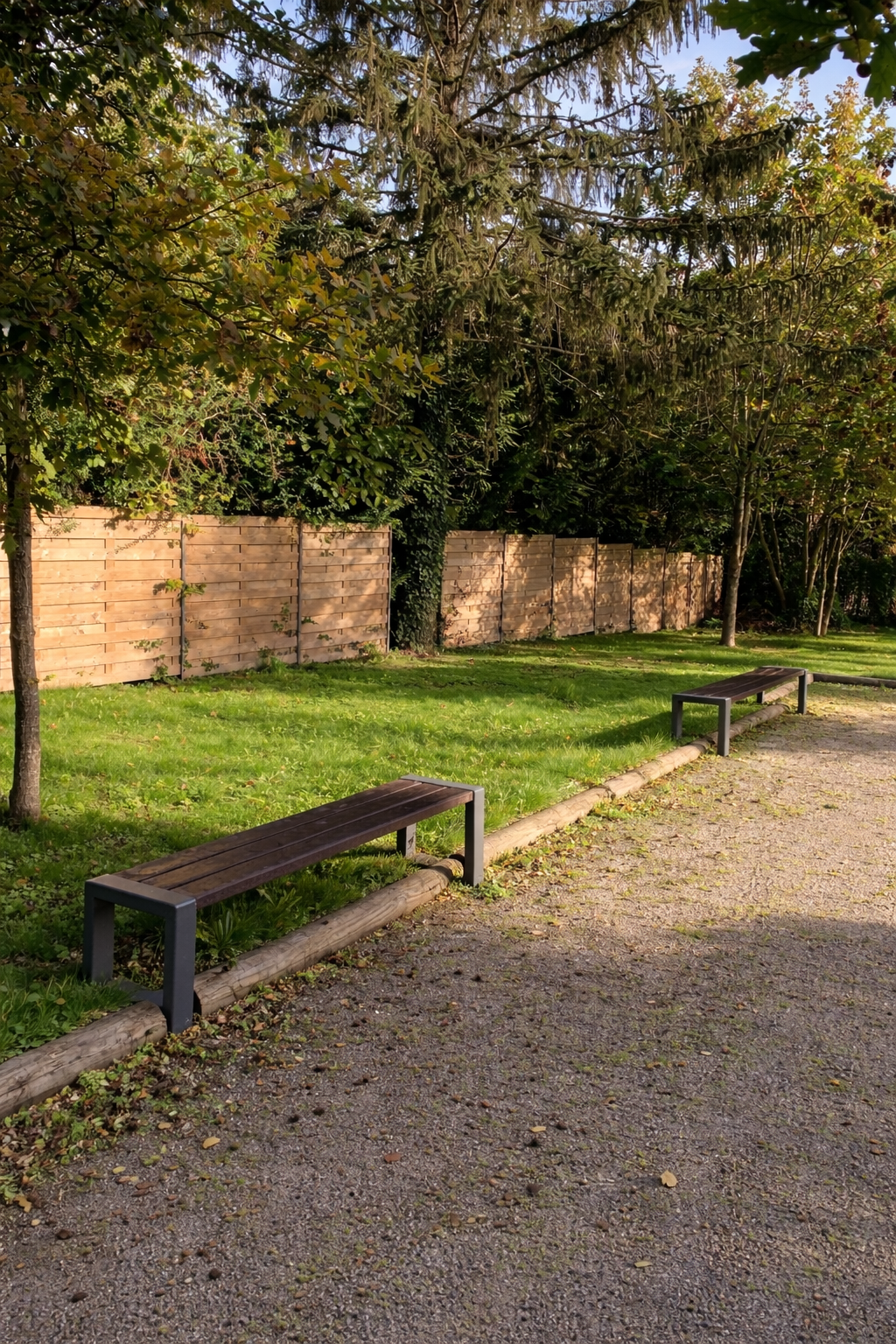 Banquette Harmonie - l. 198 cm - coloris standard - livré non déchargé