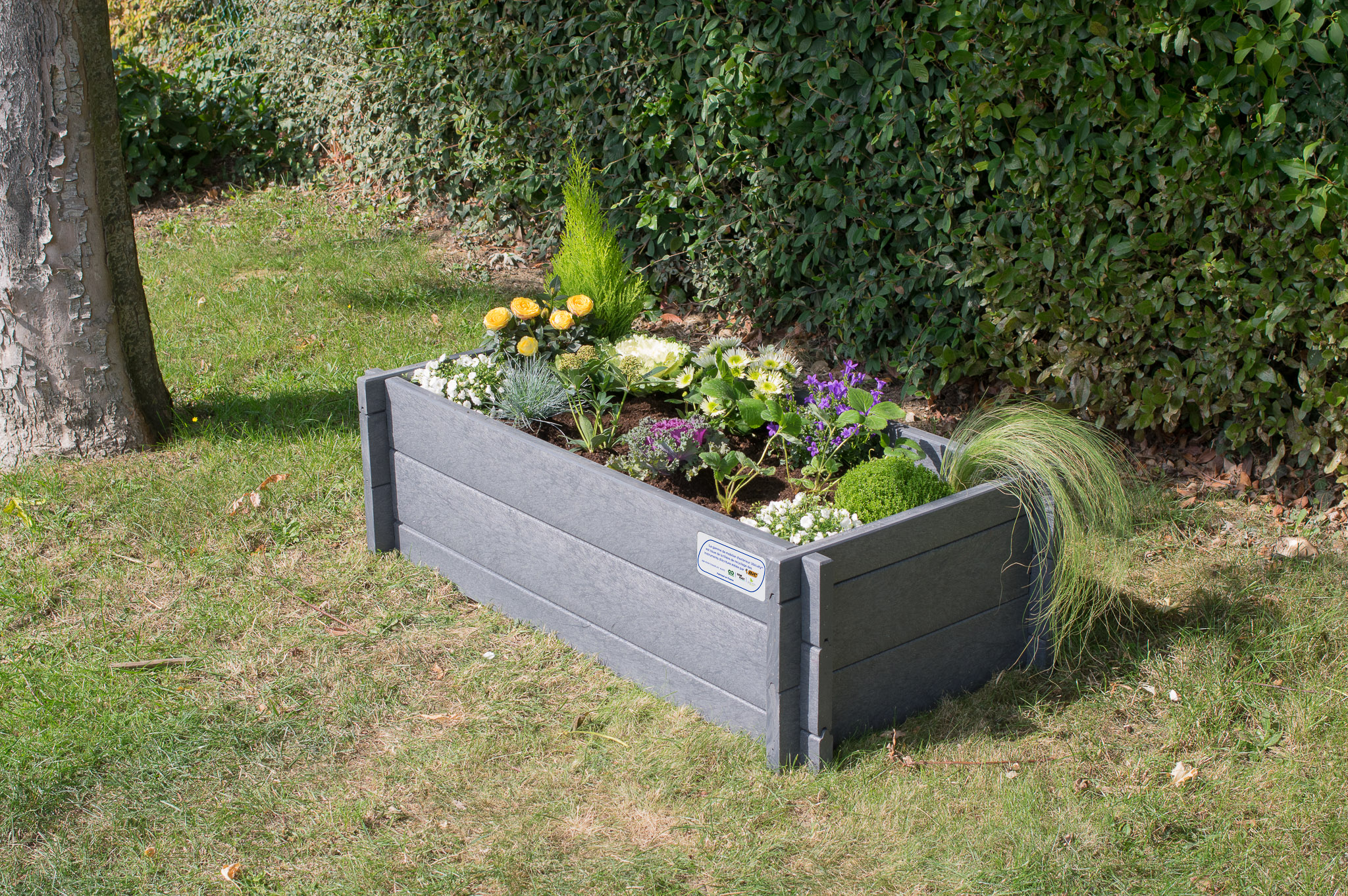 Potager pédagogique Ubicuity - rectangulaire - 130 L - livré non déchargé