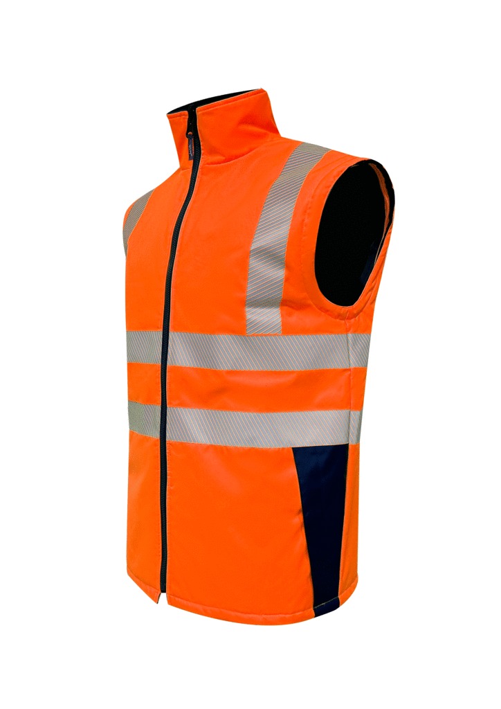 Ensemble haute visibilité LIMA FUJI - France sécurité - orange fluo/marine - taille XL