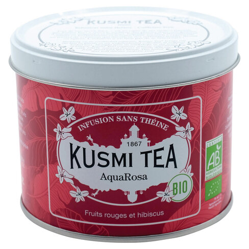 Boîte d'infusion Kusmi tea AquaRosa - en vrac - 100g