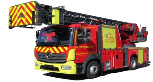 Echelle pivotante combinée classe 24 - EPC M27L Mercedes Atego 1327 4x2 - 14 t - diesel 272 ch