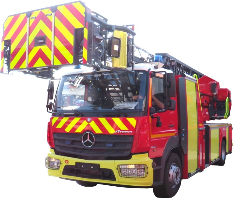 Echelle pivotante combinée classe 24 - EPC L27A-XS Mercedes Atego 1527 4x2 - 14 t - diesel 272 ch