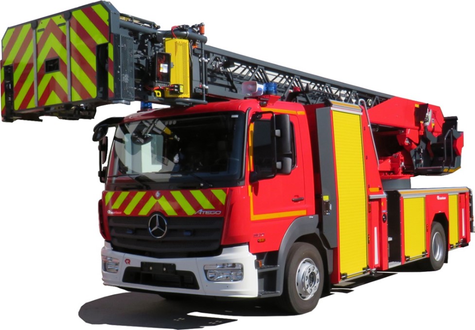 Echelle pivotante combinée classe 30 - EPC L32 Mercedes Atego 1527 F 4x2 - 15.5 t - diesel 272 ch