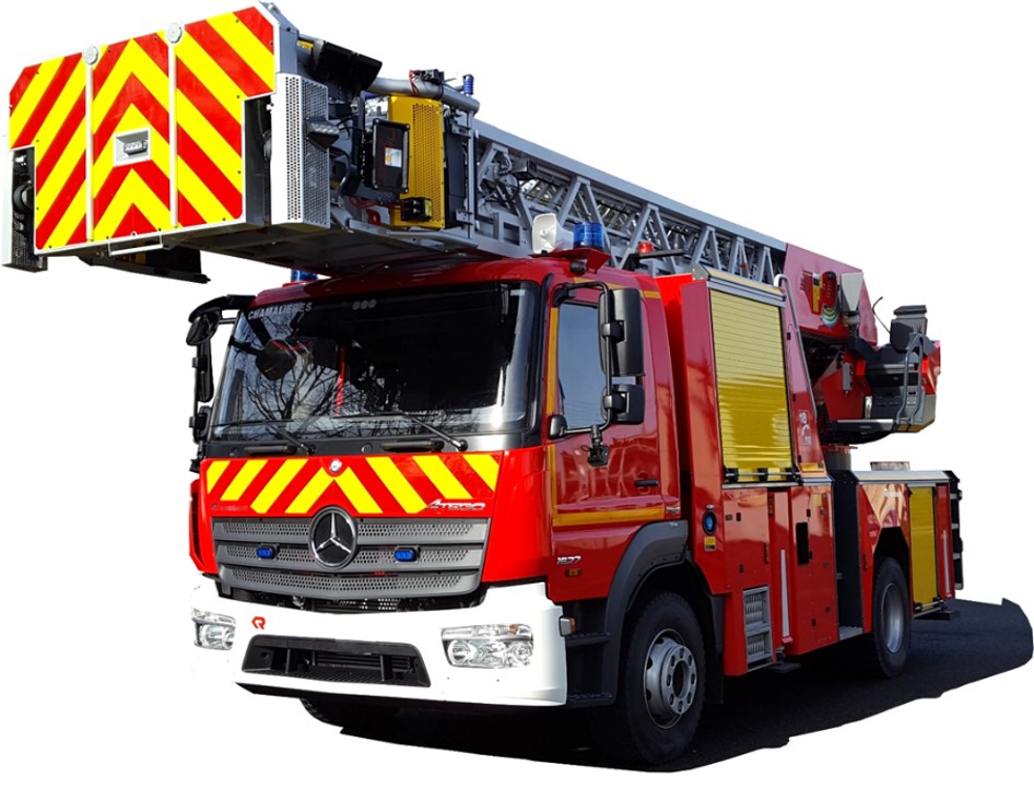 Echelle pivotante combinée classe +30 - EPC L32C - GSR 2 Mercedes Atego 1627 4x2 - 16 t - diesel 272 ch