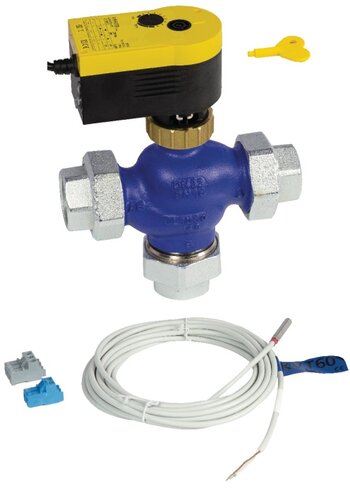 Vanne d'inversion chauffage sanitaire De Dietrich et sonde ECS