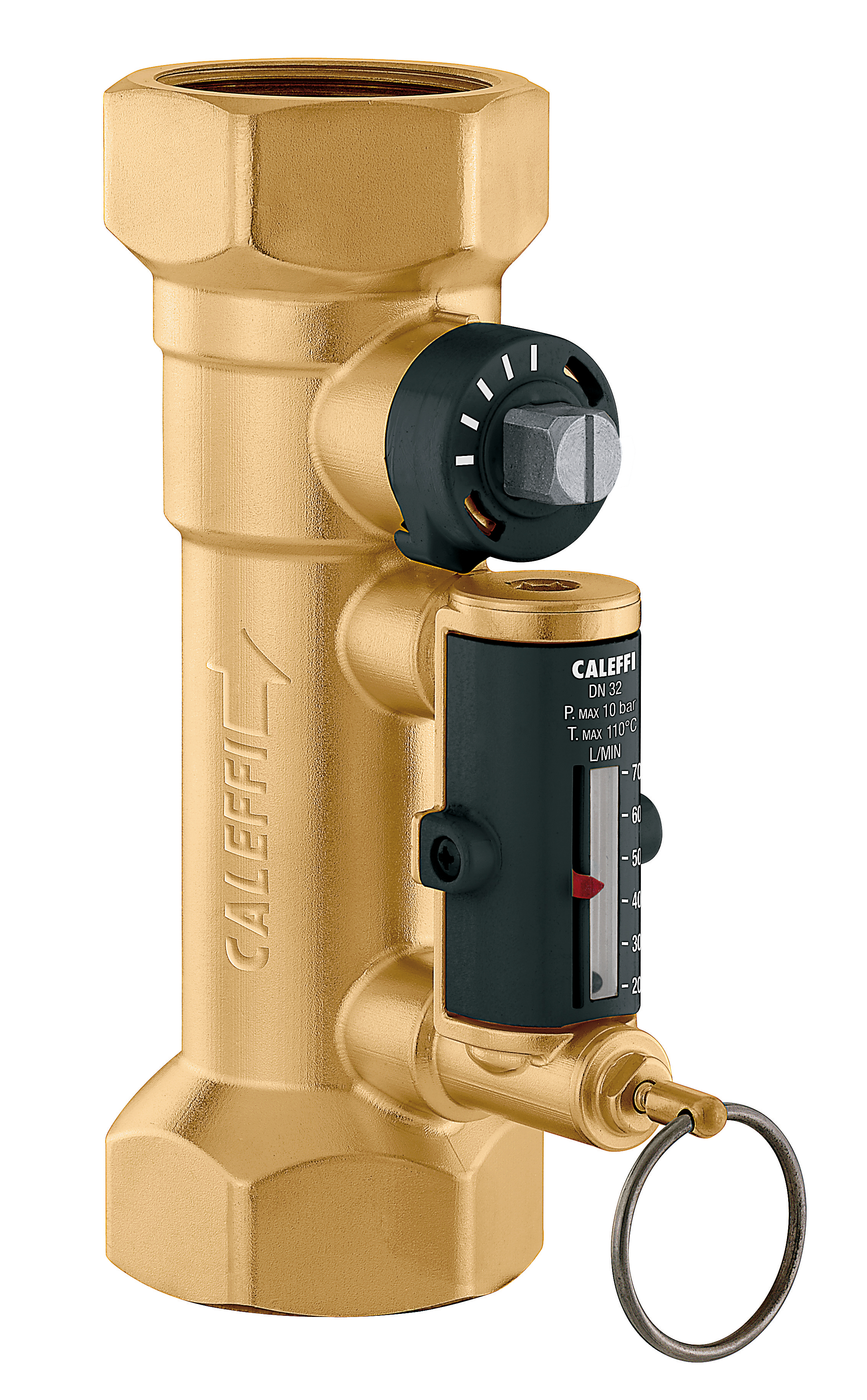 Vanne d'équilibrage 1''1/2 30-120 l/min pour une lecture précise et rapide sans instrument -