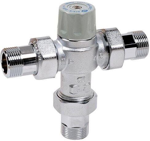 Mitigeur thermostatique 3/4'' pour pompe à chaleur assurant la production de l'ECS