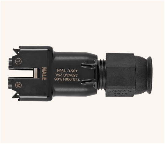 Coupleur câble mâle Enphase monophasé q-conn-r-10m