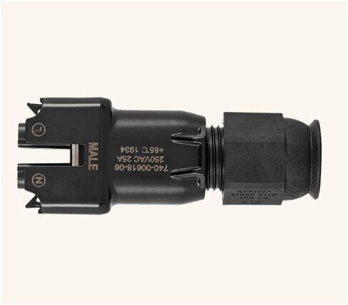 Coupleur câble mâle Enphase monophasé q-conn-r-10m