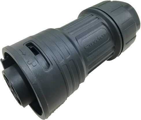 Connecteur femelle 40 A IP65 pour câble AC triphasé