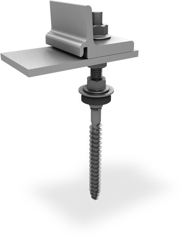 Vis doublefiletage prémonté pour fibrociment et sous construction bois - tête hexagonale - clé de 7 mm -