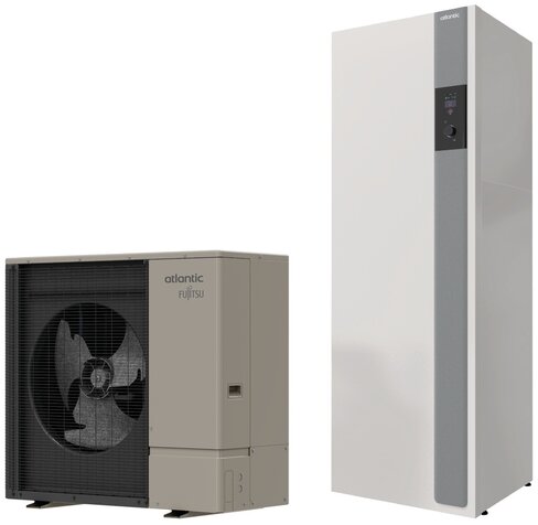 Pompe à chaleur air-eau split Atlantic - Alfea Excellia S Duo - 14 kW - triphasé - R32