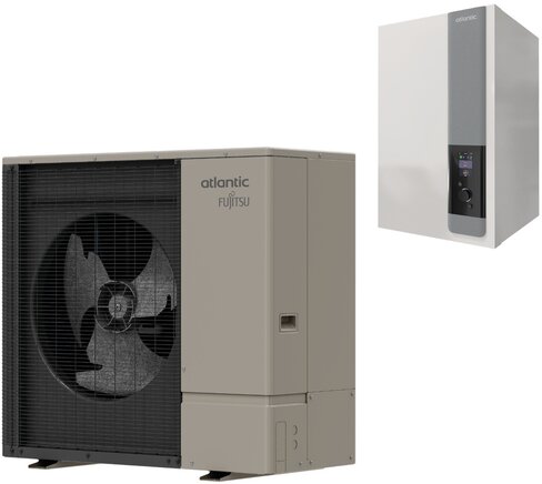 Pompe à chaleur air-eau split Atlantic - Alfea Excellia S 14 kW - chauffage seul - triphasé - R32