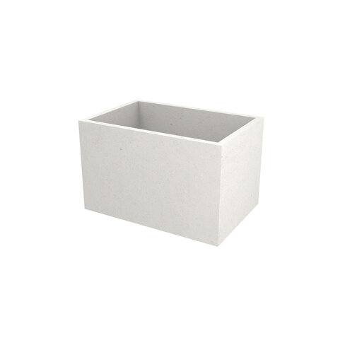 Jardinière rectangulaire Gravy - 396 L - béton - à sceller déchargé