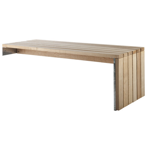 Rallonge de table Link - 6 places - bois - l. 200 cm - livré non déchargé