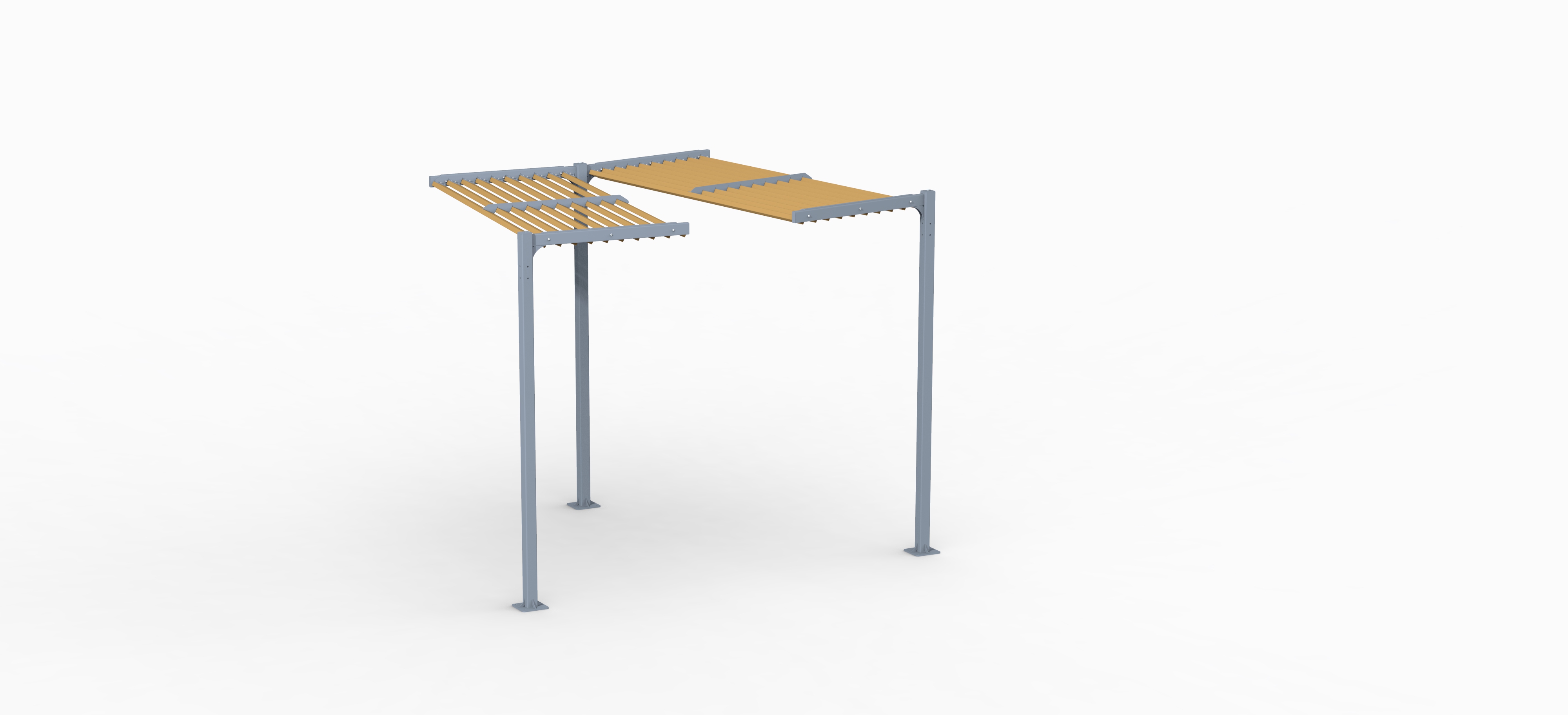 Ombrière Link élément de départ livré non déchargé