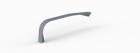 Accotoirs métal et bois livré non déchargé