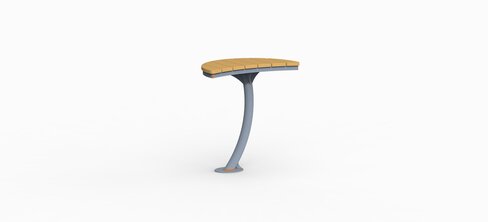 Tabouret haut - piètement acier - h. 72 cm - à fixer livré non déchargé