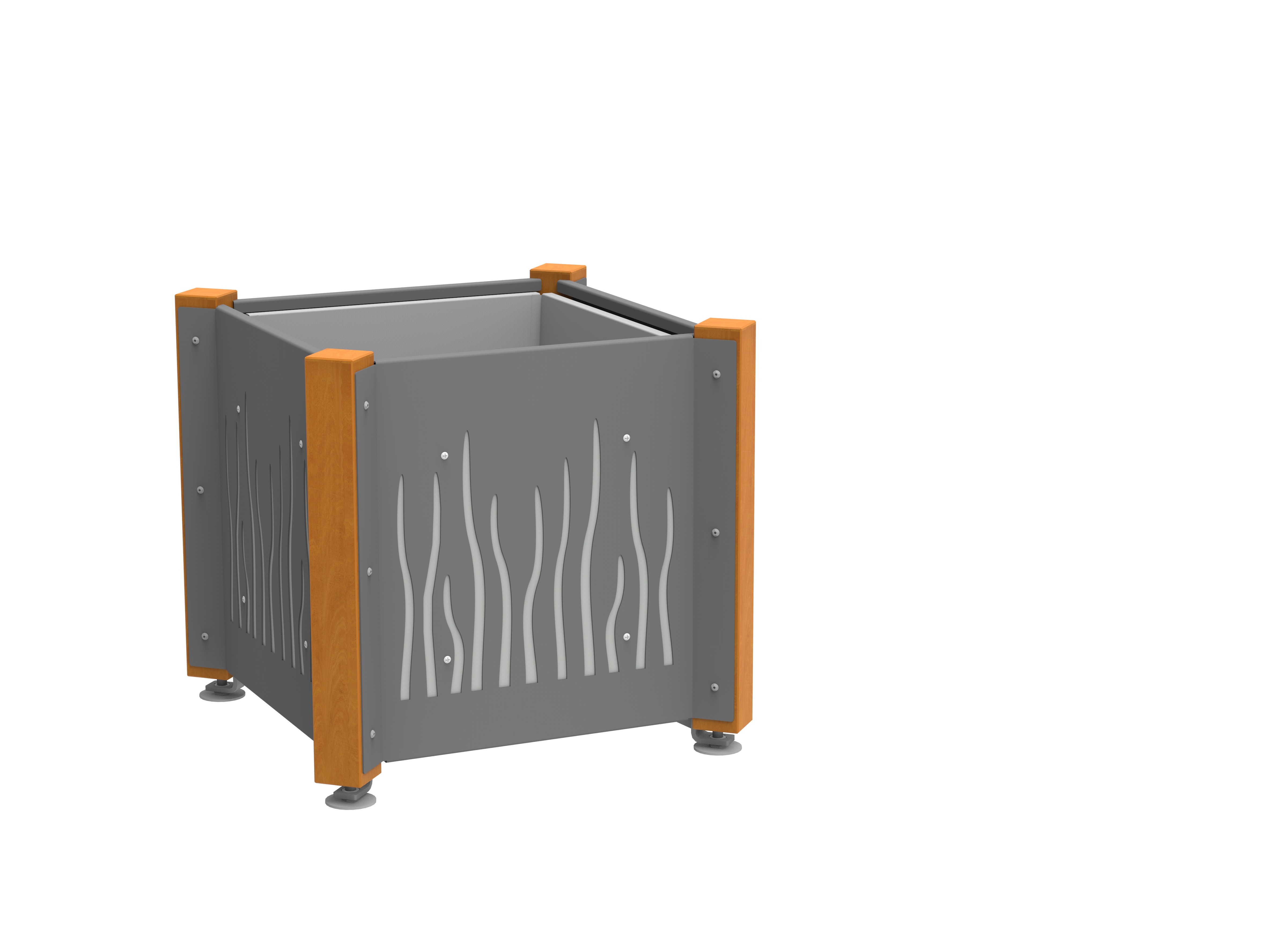 Jardinière Racines avec bac intérieur - 400 L livré non déchargé