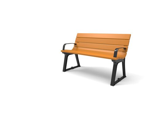 Banc Confort Evolution - 2 places - avec accoudoirs l. 120 cm - livré non déchargé