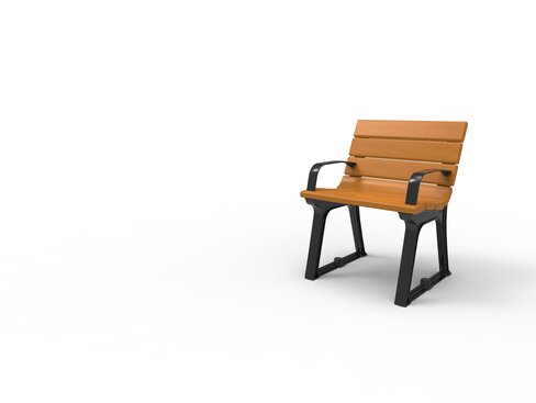 Fauteuil Confort Evolution - avec accoudoirs livré non déchargé