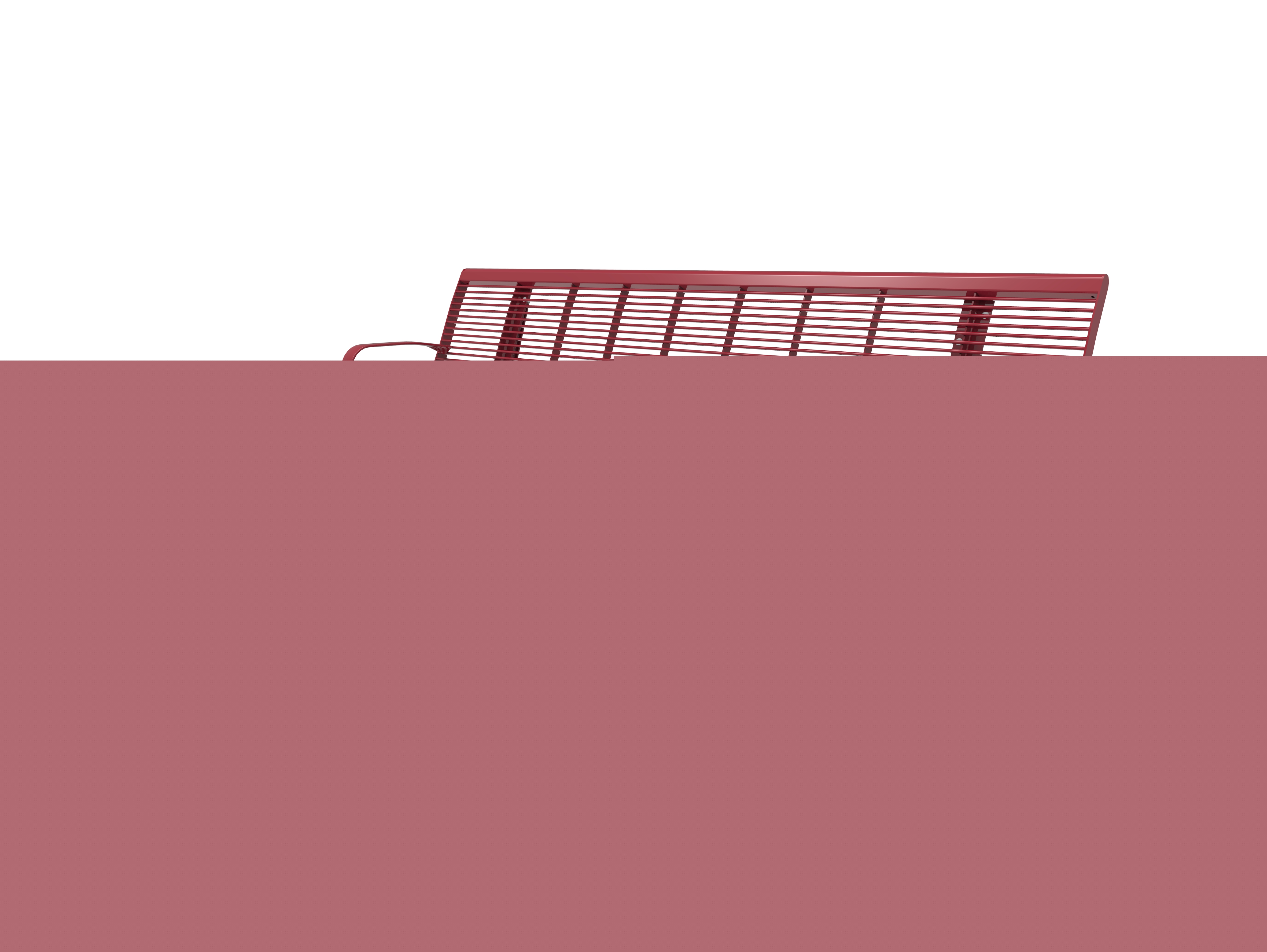 Banc Confort Evolution City - 3 places - avec accoudoirs - l. 200 cm - livré non déchargé